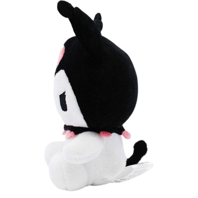 Hello Kitty Sanrio Hello Kitty and Friends Kuromi Medium Plush Toy (25 cm, Black/White) - Image 2